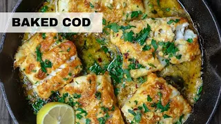 20-Minute Baked Cod Recipe (Baked Fish Recipe)