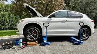 Alfa Romeo Stelvio Veloce 2.0  Full DIY Annual Service