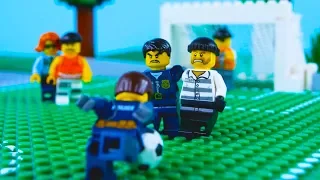 LEGO Football STOP MOTION LEGO Football: Brick World Cup | LEGO Police vs Crooks | By Billy Bricks