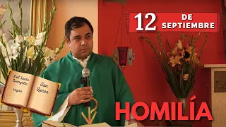 EVANGELIO DE HOY martes 12 de Septiembre del 2023 - Padre Arturo Cornejo