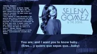 Selena gomez Love you like a love song  subtitulos Español Ingles