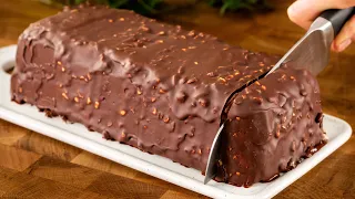 🎂I make the best chocolate ice cream cake in the world!🍧Ice cream without an ice cream maker! Anyo