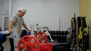 McDolesGym.com- XPLODE football 225 Bench Press Challenge