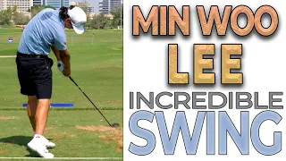 Min Woo Lee Slow Motion DTL Golf Swing