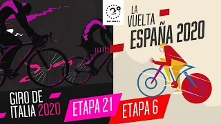 Vuelta a España 2020 etapa 6 y Giro de Italia 2020 etapa 21