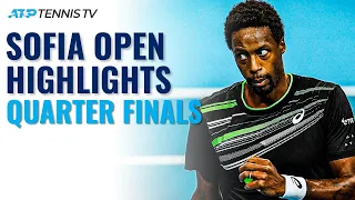 Monfils In Action; Sinner vs Duckworth & Millman vs Giron | Sofia Open 2021 Quarter Final Highlights