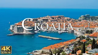 FLYING OVER CROATIA (4K UHD) - Relaxing Music With Stunning Beautiful Nature (4K Video Ultra HD)