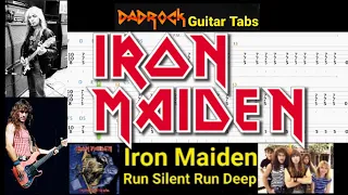 Run Silent Run Deep - Iron Maiden - Guitar + Bass TABS Lesson