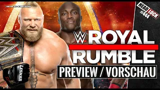 WWE Royal Rumble 2022 (Preview / Vorschau) - WER HOLT SICH DAS WRESTLEMANIA-TICKET?