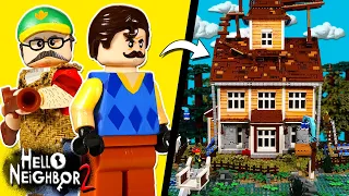 Building Raven Brooks in LEGO - Hunter's house / Hello Neighbor 2 MOC