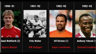 Bundesliga top scorers by season 1963-2021