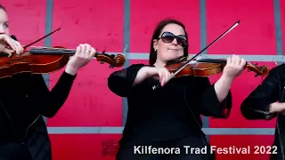 The Clare Céilí Band and the Kilfenora Céilí Band at Kilfenora Trad Festival 2022