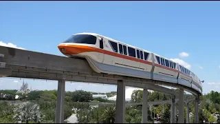 Magic Kingdom Monorail FULL RIDE in 4K 2020 at Walt Disney World Transportation Orlando Florida