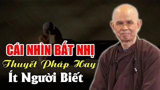 CÁI NHÌN BẤT NHỊ, Thuyết Pháp Hay Ít Người Biết | TS Thích Nhất Hạnh Giảng