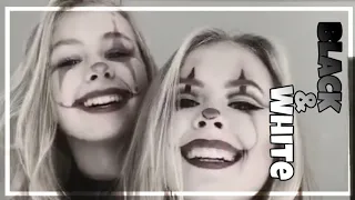 ❤Iza and Elle❤ TikToks Compilation in Black & White! - Part 4 💘🎃