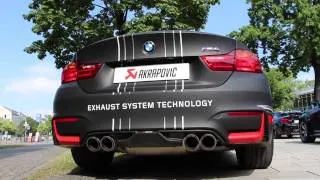 Akrapovic Titanium  Exhaust for the new BMW F80 M3 + F82 M4