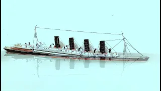 1/600 Lusitania realistic flooding