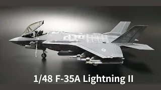 1/48 scale F-35A Lightning II  FULL BUILD #f35lightningii