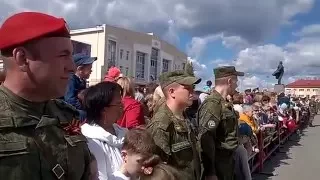 Военный парад на космодроме Плесецк 9мая 2016г