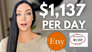 Copy My $1,137 Per DAY Etsy Store Strategy (Print on Demand Tutorial)