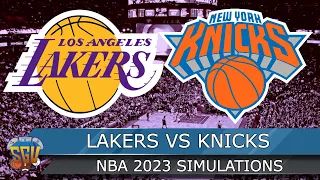 Los Angeles Lakers vs New York Knicks | NBA Today 1/31/2023 Full Game Highlights -  (NBA 2K23 Sim)