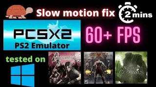 Pcsx 2 slow motion and low fps fix | Progech