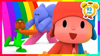 🎨 POCOYO FRANÇAIS - Apprendre les couleurs en français [ 93 min ] | DESSIN ANIMÉ pour enfants