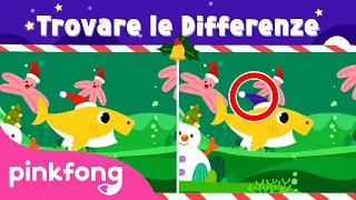 [Trova la Differenza] Cantata degli Squali | Canzoni di Natale | Pinkfong! Canzoni per Bambini