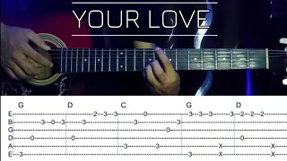 Alamid - Your Love (Guitar Fingerstyle With Chords and Tabs)