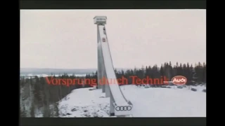 Audi 100 CS quattro original "Ski Jump" Kaipola commercial 1986 - 4Legend.com