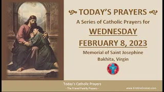 Today's Catholic Prayers 🙏 Wednesday, February 8, 2023 (Gospel-Reflection-Rosary-Prayers