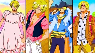 All Sanji Outfits In One Piece