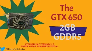 The GTX 650 2GB GDDR5 in 48 Games