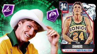 *FREE* DIAMOND TOM CHAMBERS GAMEPLAY!! AN ELITE ATHLETE BUT OVERALL MEDIOCRE SF IN NBA 2K24 MyTEAM!!