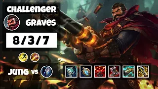 Graves vs Kindred NA Challenger JUNGLE (8/3/7) - v11.11