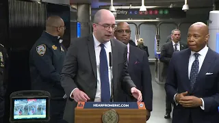 Makes Public Safety-Related Announcement With NYPD Commissioner Caban