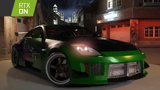 Need for Speed Underground 2 RTX-Remix 0.3: New Headlight Setup and Car Reflection Demo