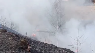 Пожар на поле