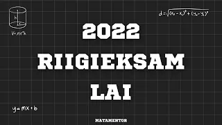 Matemaatika Riigieksam 2022 - Lai