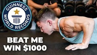 BEAT ME IN PUSHUPS, WIN $1000