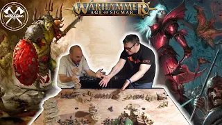 *AGE OF SIGMAR* Soulblight vs Kruleboyz Battle report!