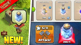 How to Use Builder Star Jar & Pet Potion in Clash of Clans | Using New Magic Items in Coc