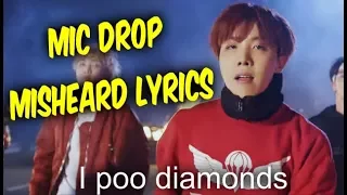 BTS Mic Drop Misheard Lyrics - Try Not To Laugh