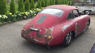 1956 Porsche 356 'A' Outlaw Survivor - First Fire-up and Run in 30+ Years!