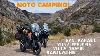 MotoCamping en Bariloche, Traful, Villa Pehuenia y San Rafael