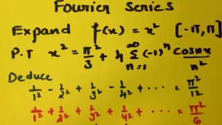 @btechmathshub7050 Fourier series of f(x)=x²