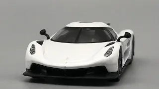 Koenigsegg Jesko Absolut(2020) PosterCars 1:64 Hypercar League Collection Diecast Model Car