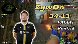 ZywOo (34-13) (Ancient) @ FACEIT ranked / Jan 19, 2023 / CSGO POV