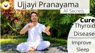 Ujjayi Pranayama With All Secrets | Ocean Breath | Ujjayi Breath |Yoga For Thyroid | @PrashantjYoga
