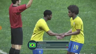 PES 2019 Final Brazil vs Germany : Neymar JR Поднял кубок над головой! Счёт 4:3